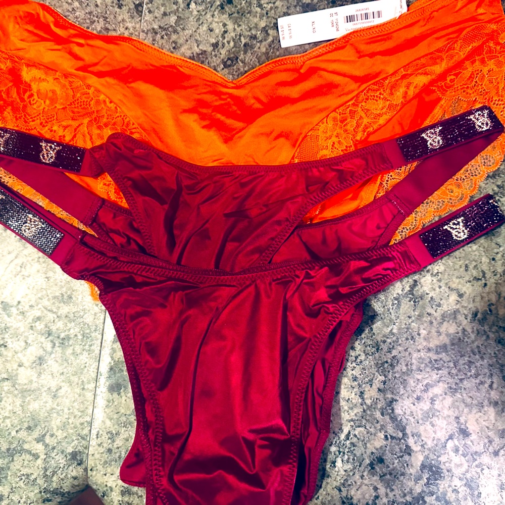 3 pairs of Victoria’s Secret panties, size XL new with tags
